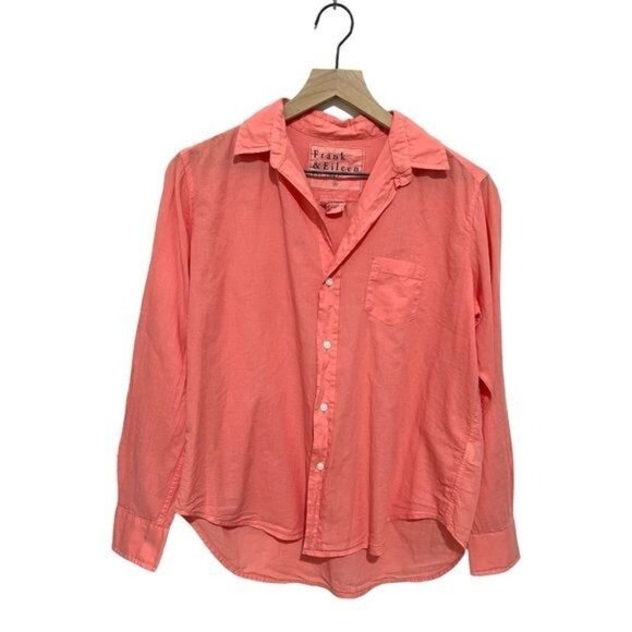 Frank & Eileen EILEEN Relaxed Button-Up Shirt XS – 100% Cotton Polar Flannel, Ex - Picture 6 of 9